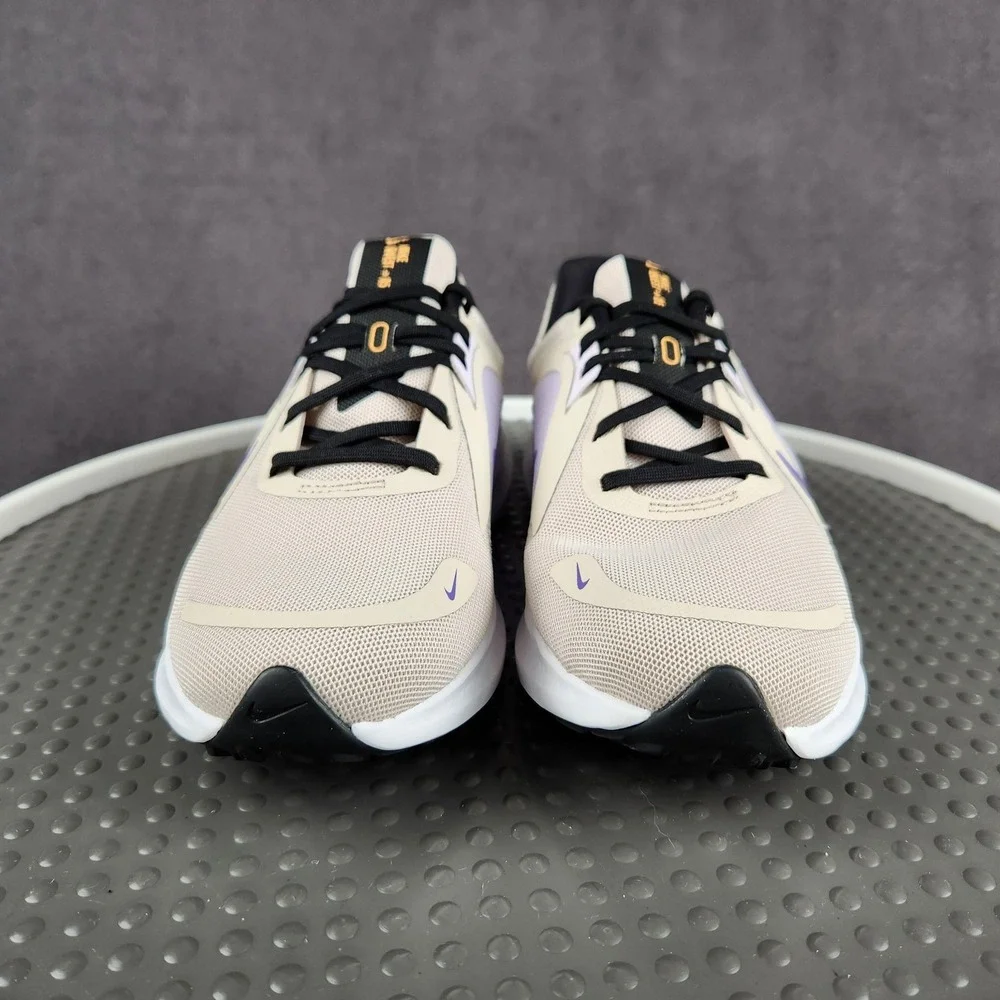 Nike Quest 6 Running Shoes Womens Size 8.5 Beige Purple Sneakers DD9291-101‎